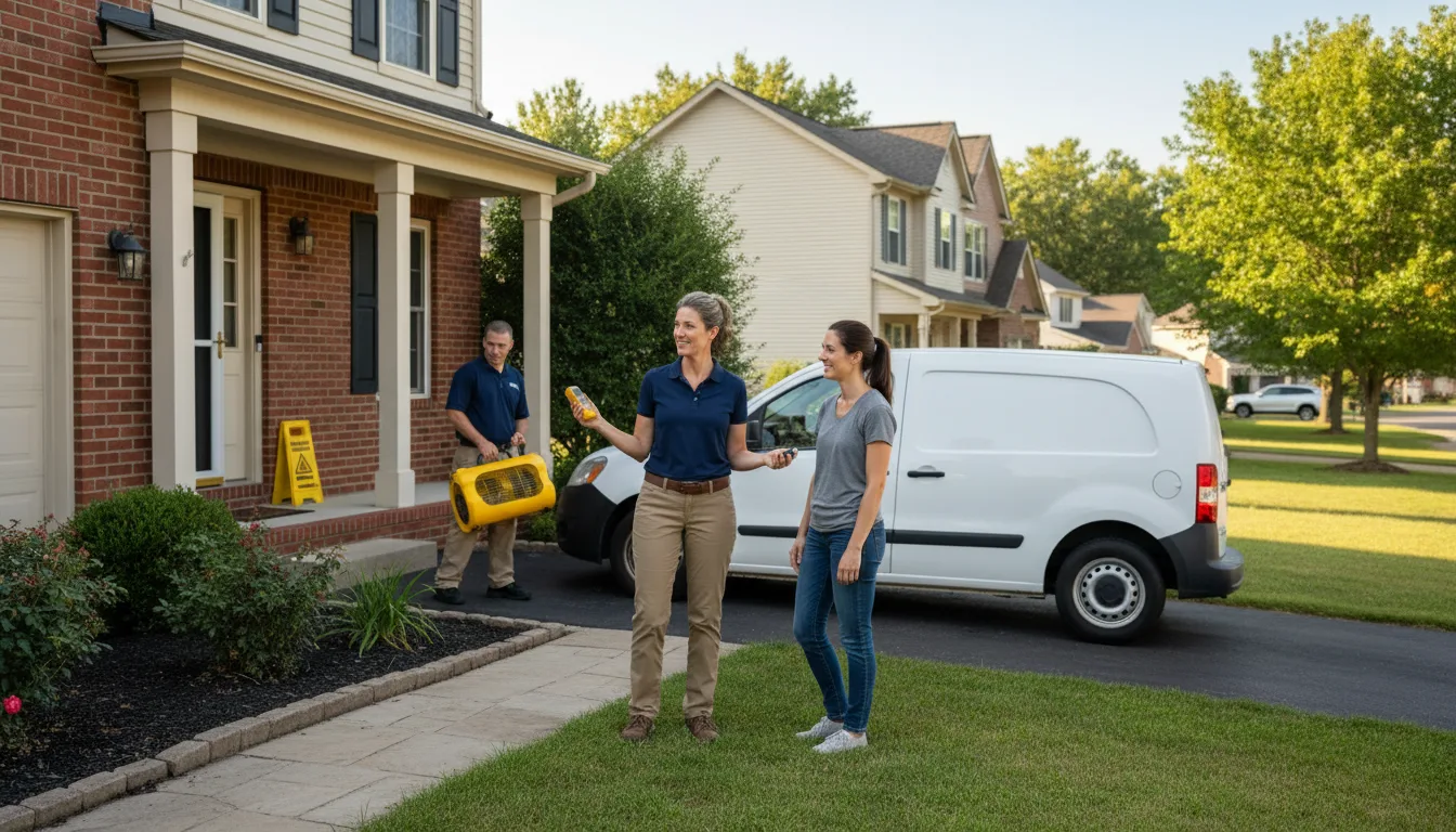 Water restoration image for Dehumidification And Cleanup Services in Vermilion, OH